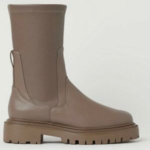 H&M Taupe Boots
